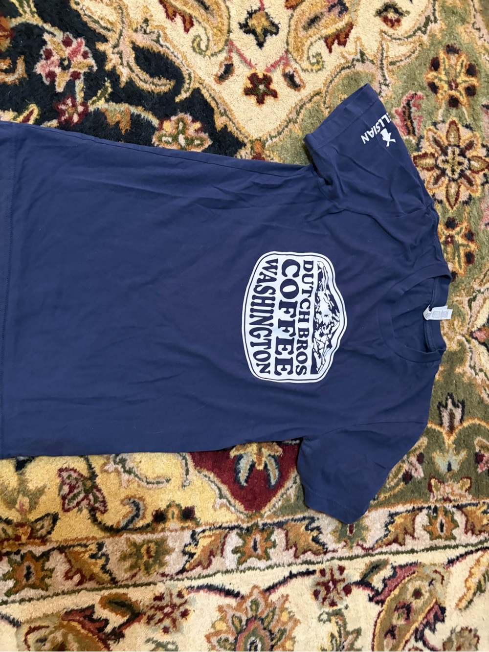 Dutch Bros Navy Graphic Logo Tee